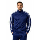 Jaqueta Masculina Gola Alta com Faixas Dryfit - Magazine Malu shop