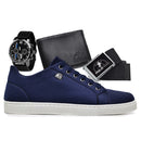 Kit Tênis Sapato Masculino Casual Relógio Carteira Cinto - Magazine Malu shop