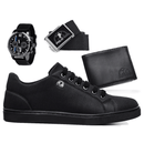 Kit Tênis Sapato Masculino Casual Relógio Carteira Cinto - Magazine Malu shop